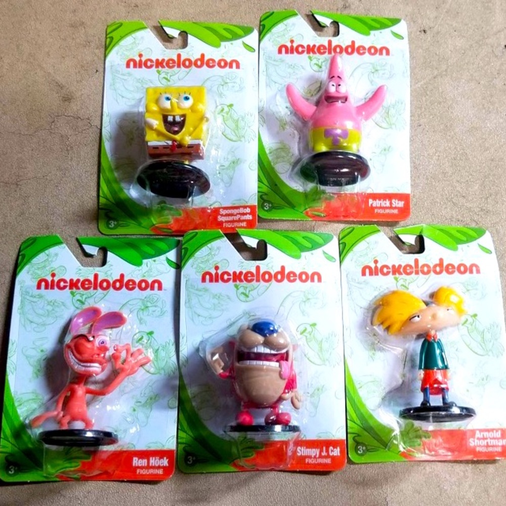 Nickelodeon Collectable Figurines WHOLE SET NEW